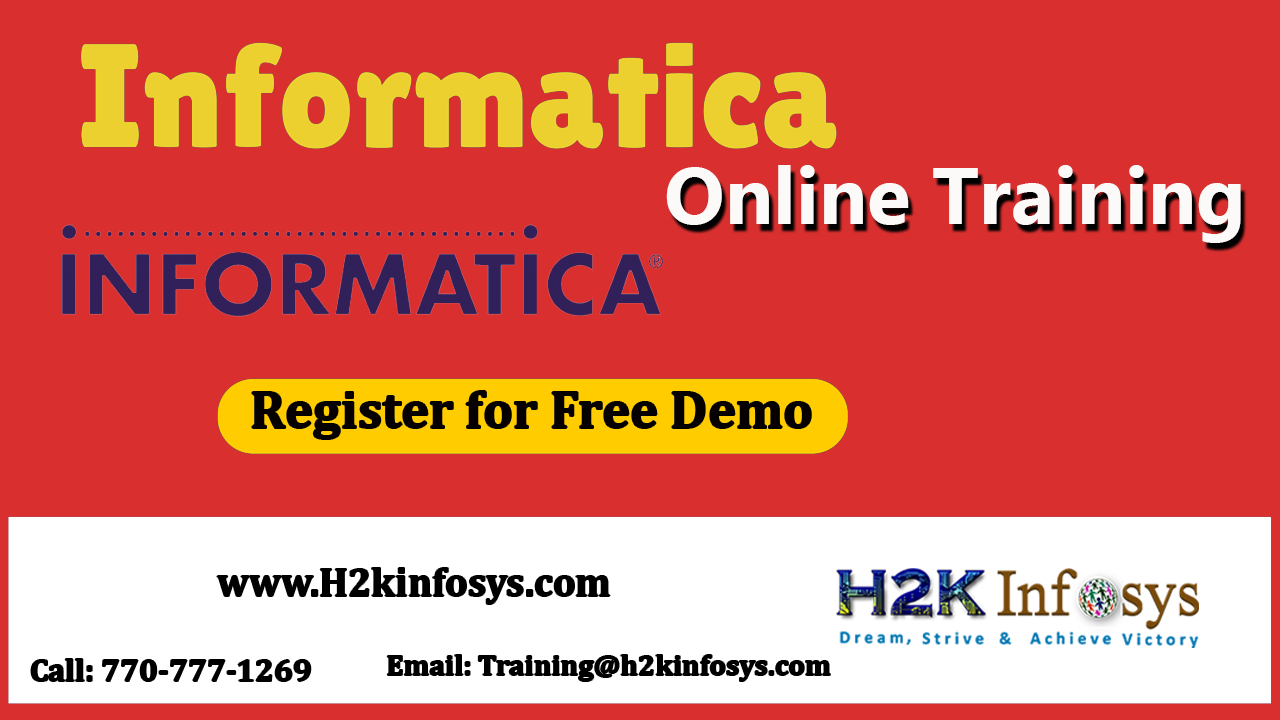Informatica Online Training Course