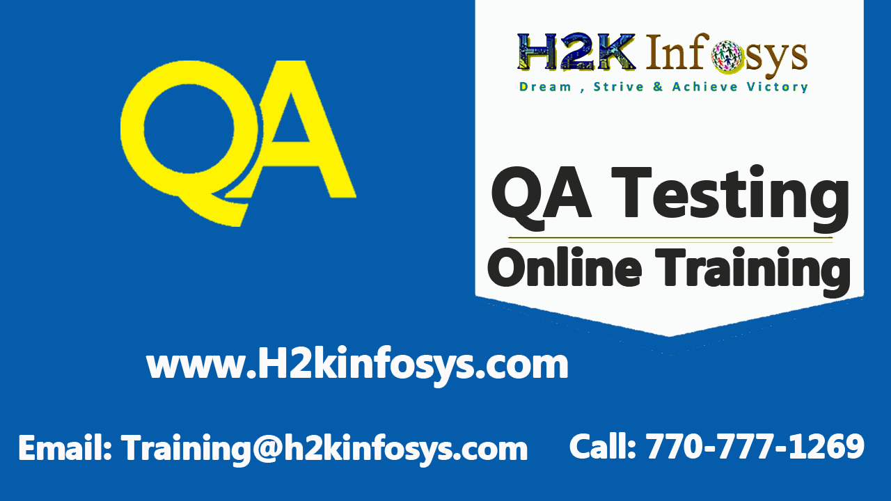 QA Online Training Courses From H2kinfosys