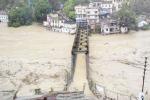 Hindu temple washed away, North India floods, impassioned rains killed at least 120 in n india, Uttarakhand floods