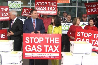 California Gas Tax Repeal Initiative Earns Spot on November Ballot