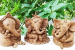 how to make ganesha with clay step by step, how to make bal ganesh with clay, how to make eco friendly ganesh idol from clay at home, Ganesh chaturthi