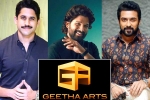 Geetha Arts new announcements, Allu Aravind, geetha arts to announce three pan indian films, Boyapati srinu