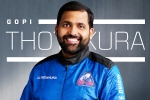 Gopi Thotakura career, Gopi Thotakura mission, gopi thotakura becomes 1st indian space tourist on blue origin s private launch, Wig