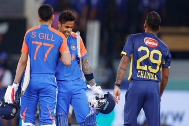 India beats Sri Lanka in a Superover Thriller