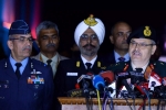 Rear Admiral D S Gujral, tri-services press conference, indian army navy air force joint press briefing, Krishna ghati