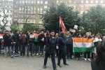 pulwama attack, indians kashmir london, indians protest in london over pulwama terror attack, Inidan