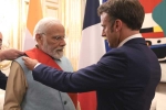 Narendra Modi updates, Narendra Modi, narendra modi awarded france s highest honour, Modi in france