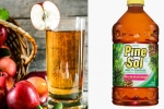 report, preschool, preschoolers served with cleaning liquid to drink instead of apple juice, Apple juice