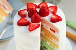 simple, rainbow cake, rainbow cake easy recipe make at home, Chocolate