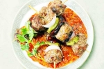 Roasted Lamb Dumplings preparation, Roasted Lamb Dumplings preparation, recipe roasted lamb dumplings and dates with lebanese salsa, Lebanese salsa