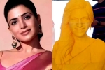 Samantha fan temple, Samantha temple news, samantha gets a temple from her fan, Hansika