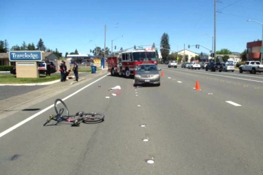 Cyclist suffers life-threatening injuries in collision