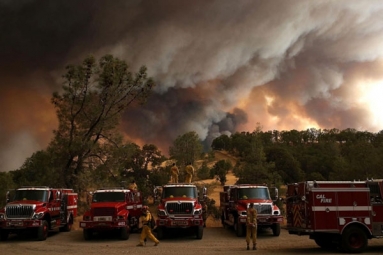 Smoke Drifting To Bay area From North California