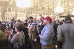 45th U.S. President, Donald Trump, victory party surprise and euphoria at donald trump headquarters, 45th president