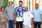 Varun Tej new movie launch, Praveen Sattaru, varun tej s 12th film launched, Nagababu Varun Tej new movie launch, Praveen Sattaru, varun tej s 12th film launched, Nagababu