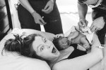 nancy ray blog, nancy ray instagram, mother s moment of surprise perfectly captured after she births a boy while expecting a girl goes viral, Jolly
