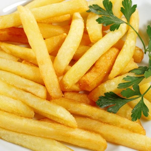Mmm..., hot crispy chips and french fries