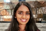 Indian American Kavya Kopparapu, Indian American Kavya Kopparapu, indian american kavya kopparapu awarded for innovation of brain cancer treatment, Reshma