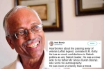 bm kutty age, Indian pakistani leader, indian origin pakistani leader b m kutty dies at 89, Shashi tharoor
