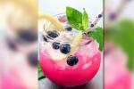 Blueberry Lemonade, blueberry drinks, blueberry lemonade, Strawberry
