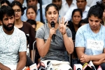 Indian Wrestlers requests, Bajrang Punia and Sakshi Malik, wrestlers posts five demands to sports minister, Sexual harassment