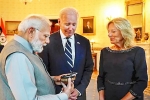 Narendra Modi gift to Biden family, Narendra Modi latest, modi s 20 000 diamond becomes most expensive gift to biden family, Gift