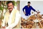 Tollywood, Tollywood, mohan babu gifts chiranjeevi a customized wooden bike on his birthday, Samantha akkineni