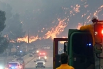 Los Angeles Wildfire new, Los Angeles Wildfire, new wildfire erupts near los angeles, Throw