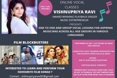 Vishnupriya Ravi Online Vocal Classes